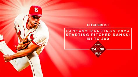 Top Starting Pitchers For Fantasy Baseball Sps