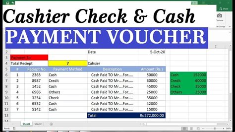 How To Make Receipt Voucher In Excel ~ Excel Templates