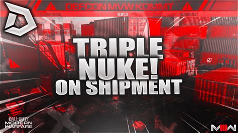 MW3 TRIPLE NUKE ON SHIPMENT IN CORE ITzDestroy YouTube