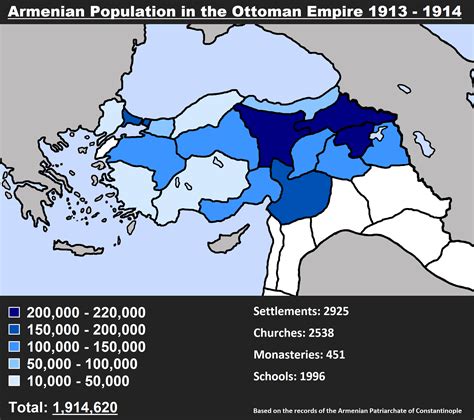 Armenian Population in the Ottoman Empire 1913-1914 (Additional ...