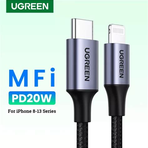 Jual Ugreen Kabel Data Charger MFi USB C To Lightning For IPhone