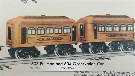 Classic Lionel Trains Early Series Passenger Cars 1915 1925 Youtube