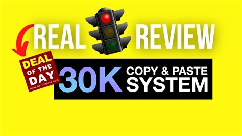 W Deal Of The Day K Copy Paste System From Glynn Kosky Youtube