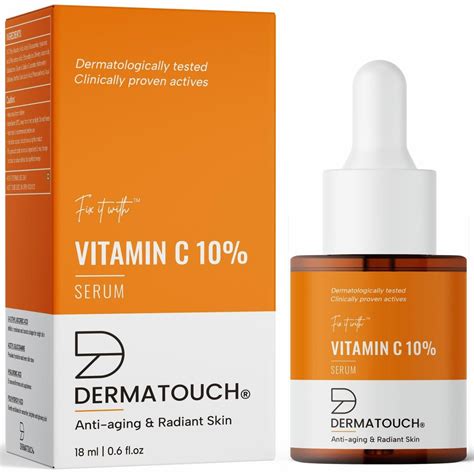 Dermatouch Vitamin C 10 Serum For Anti Aging And Radiant Skin For