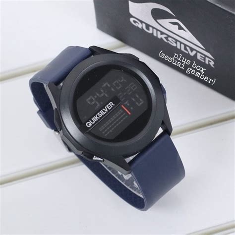 Jual COD Jam Tangan Pria Quiksilver Drone Digital Tahan Air Strap