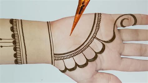 Easy Mehndi Designs How To Apply Henna Full Video Tutorial Youtube