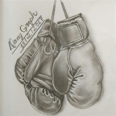 Guantes De Boxeo Art By Danygraph Dibujos Guantes De Boxeo