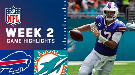 Bills Vs Dolphins Week 2 Highlights Nfl 2021 Youtube