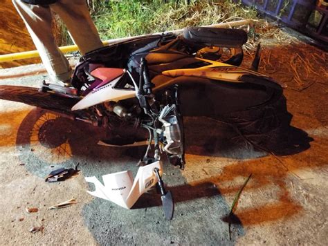 Man Suffers Serious Head Injuries As Motorbike Slams Into Drain