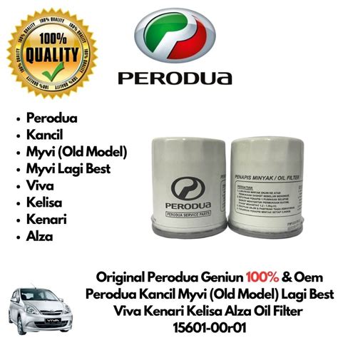 Original Perodua Geniun Oem Perodua Kancil Myvi Old Model Lagi