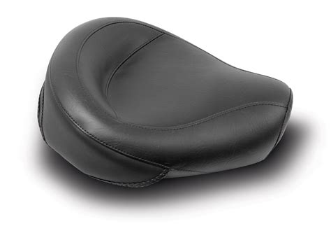 Mustang Wide Solo Seat For Harley Softail Deluxe Cycle Gear