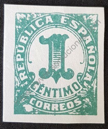 Filatelia España 1933 cifras serie con números Sellos y Estampillas