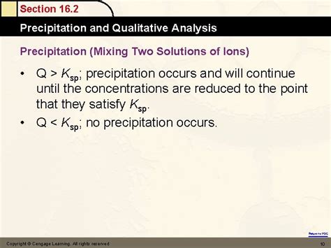 Chapter 16 Solubility And Complex Ion Equilibria Chapter