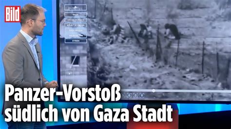 Israels Bodenoffensive Teilt Den Gazastreifen Bild Lagezentrum Youtube