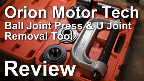 ORION MOTOR TECH Ball Joint Press U Joint Removal Tool REVIEW How To