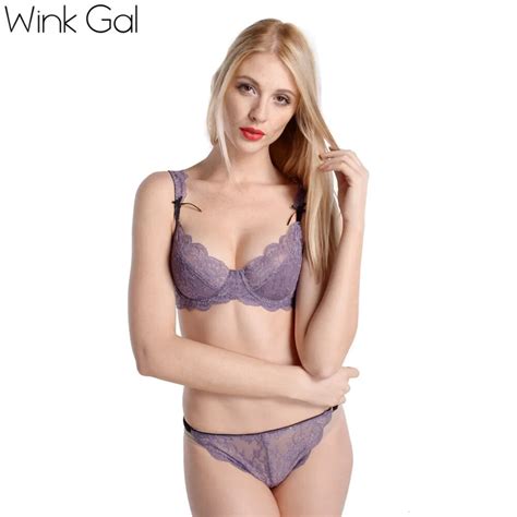 Wink Gal Luxury Brand Lingerie Set Sexy Bra Set Push Up Lace Intimates