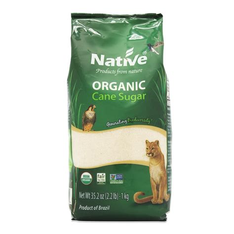 Native Organic Cane Sugar White Crystal 1kg Zenxin Organic