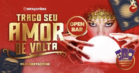 Trago Seu Amor De Volta Mega Open Bar Em Rio De Janeiro Sympla