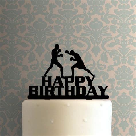 Boxer Cake Topper Etsy