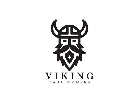 Viking Logo Design Template 43193541 Vector Art At Vecteezy