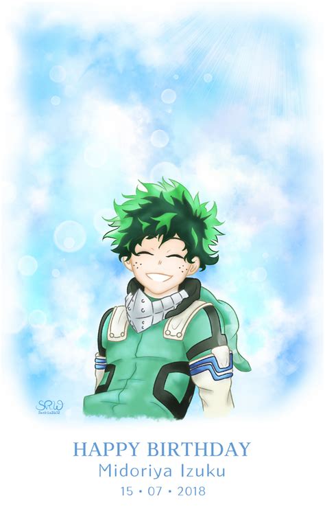 🎊happy Birthday Midoriya Izuku🎊 Saskia2402 Illustrations Art Street