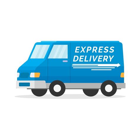 Delivery van illustration 6788900 Vector Art at Vecteezy