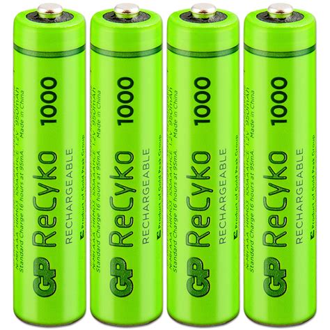 Аккумулятор GP ReCyko AAA Ni MH 950 mAh 4 шт купить в интернет