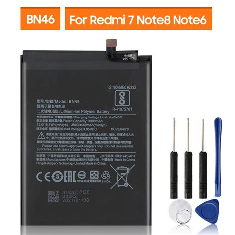 Bater A De Repuesto Bn Para Xiaomi Redmi Note Note T Redmi