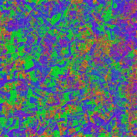 Krea Very Detailed Extremely Colorful Shaded Gis Remote Sensing