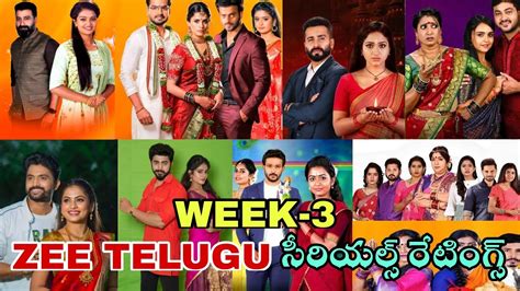 Zee Telugu Serials Ratings This Week Zee Telugu Serials Trp Ratings