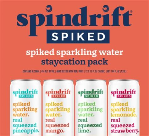 Spindrift Spiked Sparkling Spiked Sparkling Water Variety Pack Cans