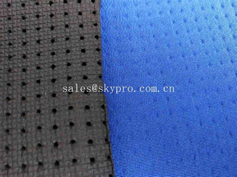 China Perforated Elastic Sbr Neoprene Sheet Airprene Fabric With Fabric