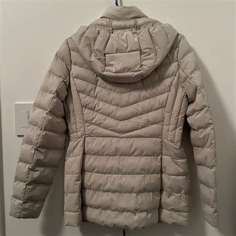 32 Degrees Jackets And Coats 32 Degrees Lightweight Polyfill Chevron Jacket In Off White Size