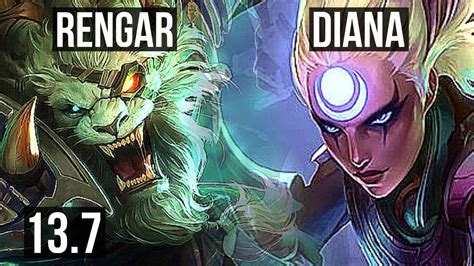 Rengar Vs Diana Jng Rank Rengar Winrate Legendary