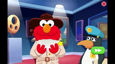 Sesame Games Detective Elmo Cookie Case 1 Youtube