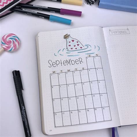 Plan With Me My September Setup In My Bullet Journal Video With