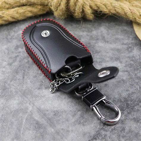 Car Key Genuine Leather Men Car Key Wallet Unisex Housekeeper Women