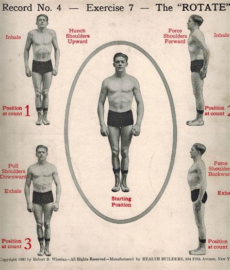 The Famous Daily Dozen Exercises The Art Of Manliness