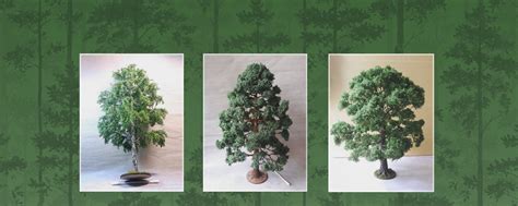 Diorama trees | Авторские деревья Галины Дубравиной для диорам, макетов ...