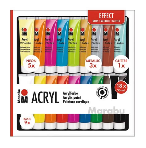 OPITEC LOISIRS SCIENCES CREATIVITE Couleurs Acryliques Marabu