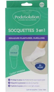 Socquettes Podosolution Douleurs Plantaires