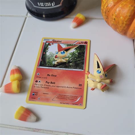 Basic Victini Trading Pokémon Card 2015 And Victini Depop