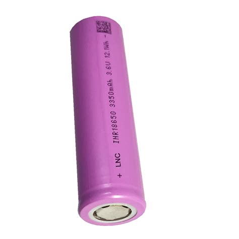 High Performance 3 6V 3350mAh 3C 18650 Batteries For Escooters LNC