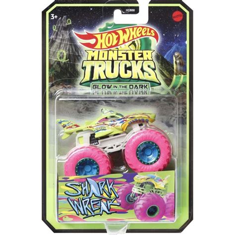 Hot Wheels Shark Wreak Monster Trucks Brilha No Escuro Hgx Shopee Brasil