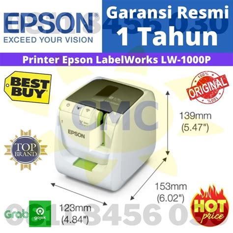 Jual Epson Labelworks Lw P Wifi Pc Connectable Label Printer Di