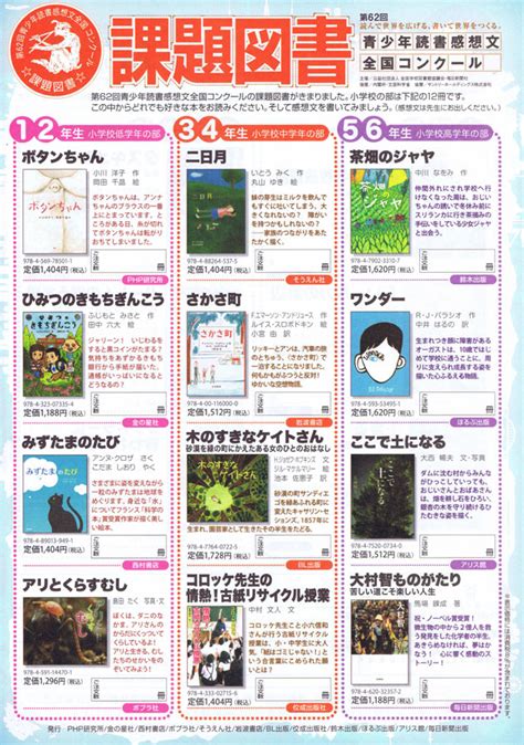 第62回青少年読書感想文全国コンクール 課題図書 茅ヶ崎の本屋さん 長谷川書店