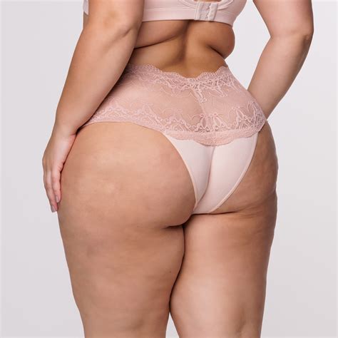 Caleçon Plus Size Renda em Algodão Egípcio na cor Nude Ahavá Store