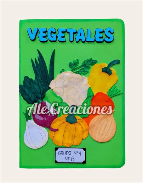 Carpeta Creativa Los Vegetales Carpeta Dibujos Lindos Sencillos