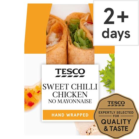 Tesco Sweet Chilli Chicken Wrap Tesco Groceries