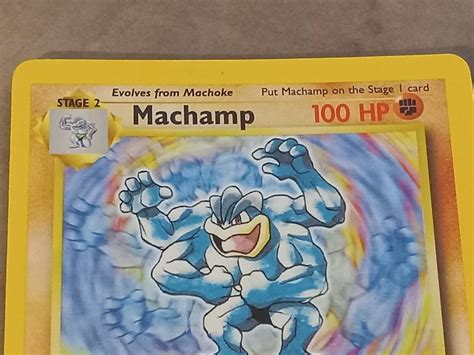 Pokemon Cards Machamp St Ed Rare Card Holo Card Near